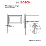 Bosch Micro-ondes Encastrable 20l Bfl520ms0 – Image 5