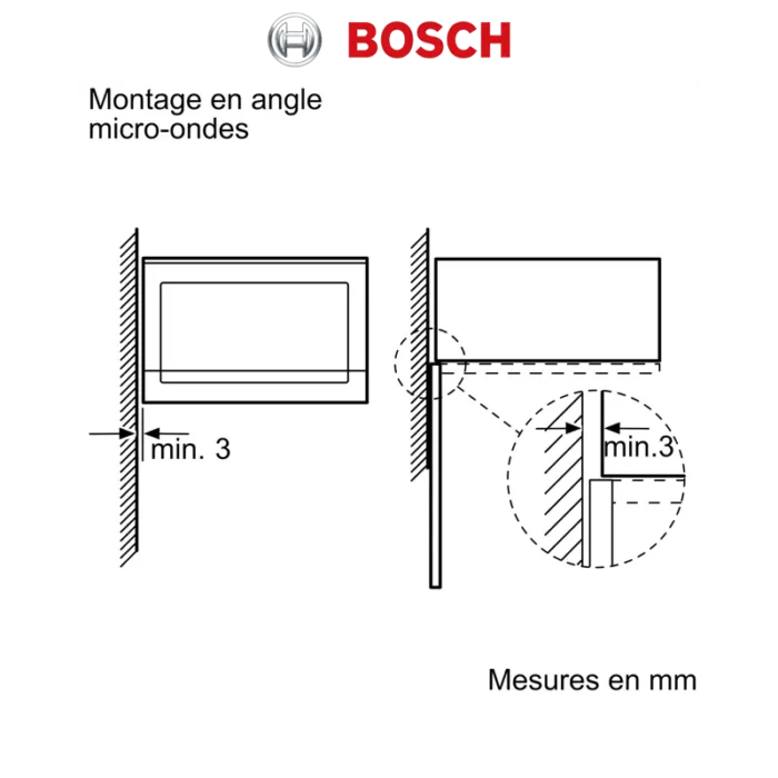 Bosch Micro-ondes Encastrable 20l Bfl520ms0 – Image 5