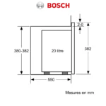 Bosch Micro-ondes Encastrable 20l Bfl520ms0 – Image 4