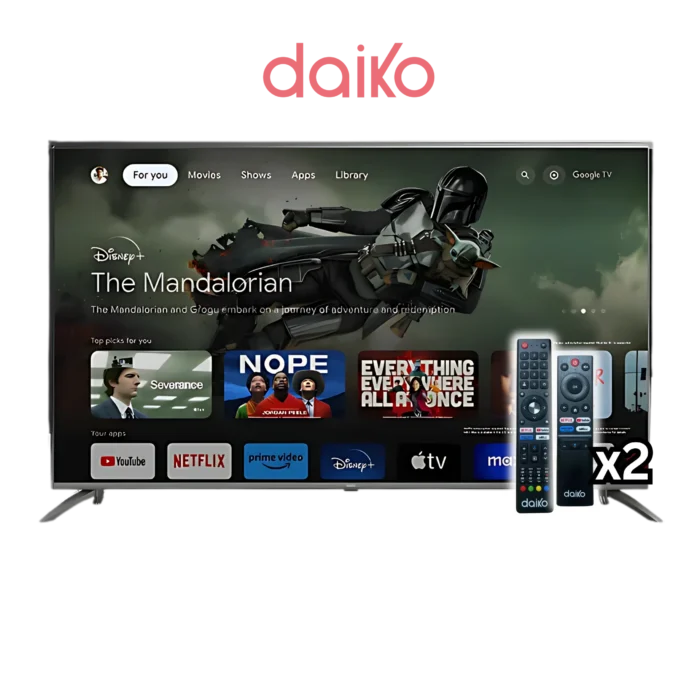 Daiko Google Tv 32" Smart Silver Frameless Hd -32H93DK – Image 1