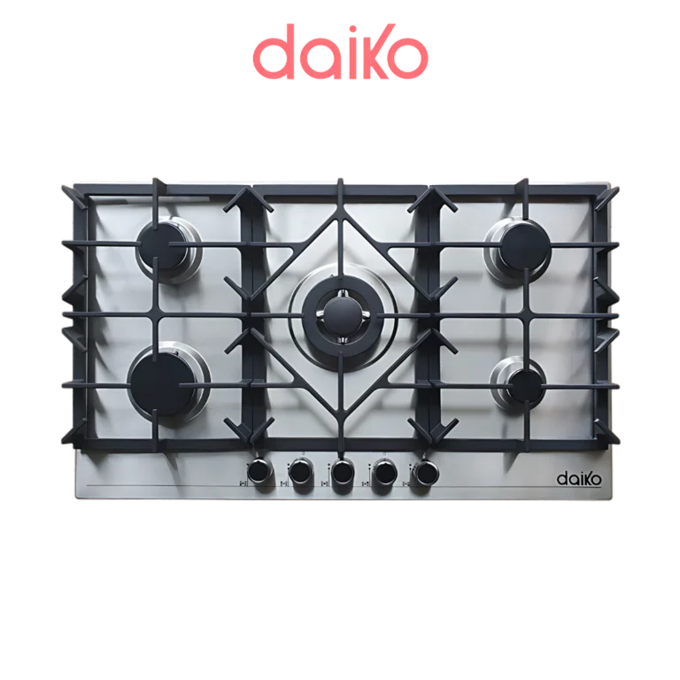 Daiko Plaque de cuisson à gaz 90 cm - 5 Brûleurs PCG5B-90FXCK