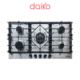 Daiko Plaque de cuisson à gaz 90 cm - 5 Brûleurs PCG5B-90FXCK