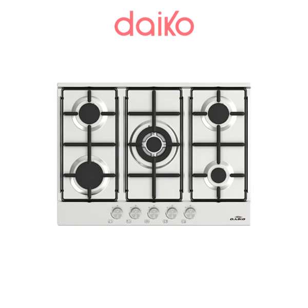 Daiko Plaque de cuisson à gaz 70 cm - 5 Brûleurs PCG5WF-70XEK