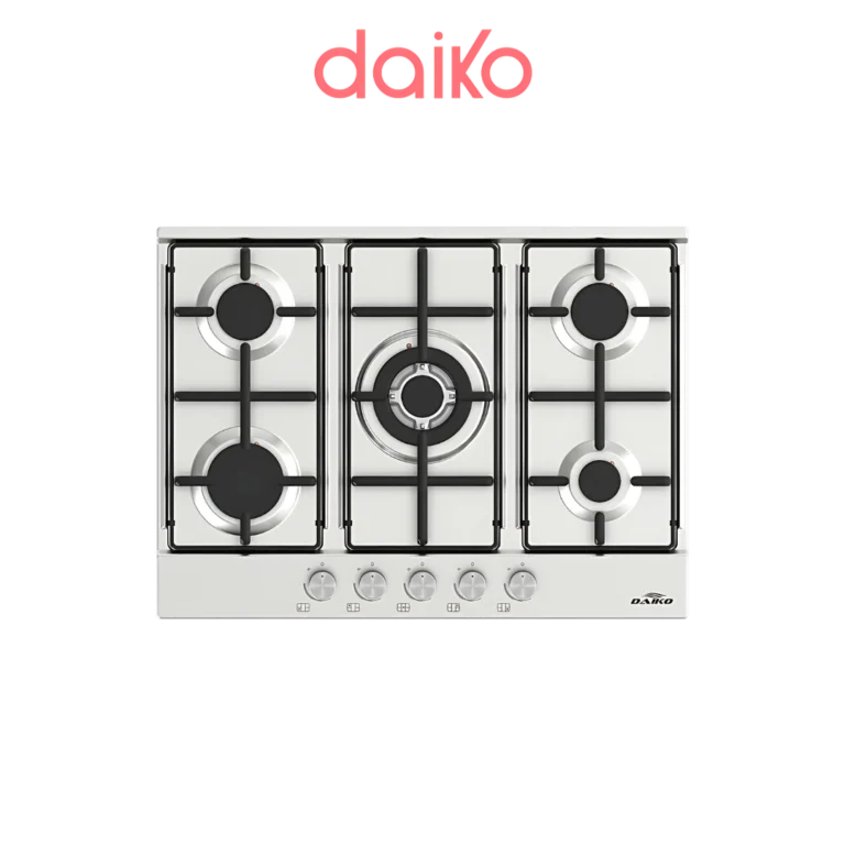 Daiko Plaque de cuisson à gaz 70 cm - 5 Brûleurs PCG5WF-70XEK