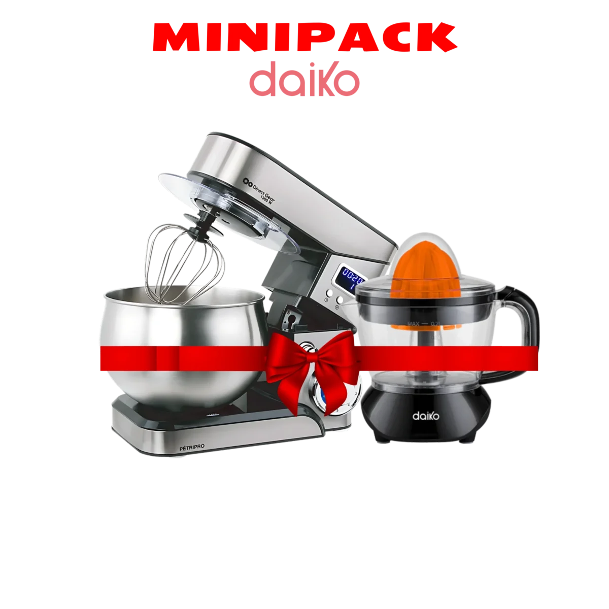 DIGITRONICS MINI PACK DAIKO – Presse-agrumes 1L +Pétrin Digital 6L