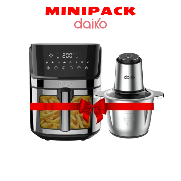 MINI PACK DAIKO – Hachoir 3L +Friteuse à Air Digitale 8L