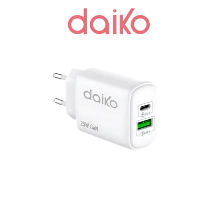 DIGITRONICS Daiko chargeur 2 USB C-A FCW-25W2USB