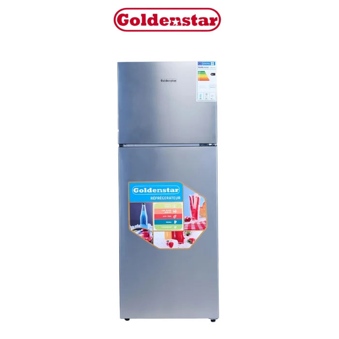 Goldenstar Réfrigérateur – 320L-Blanc-Gris-Inox-DP320-2232 – Image 6