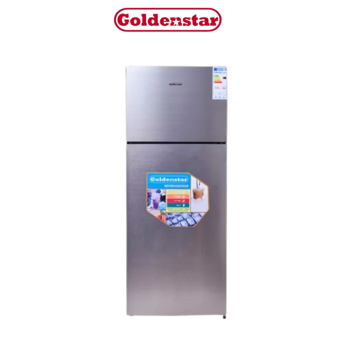 Goldenstar Réfrigérateur – 320L-Blanc-Gris-Inox-DP320-2232 – Image 7